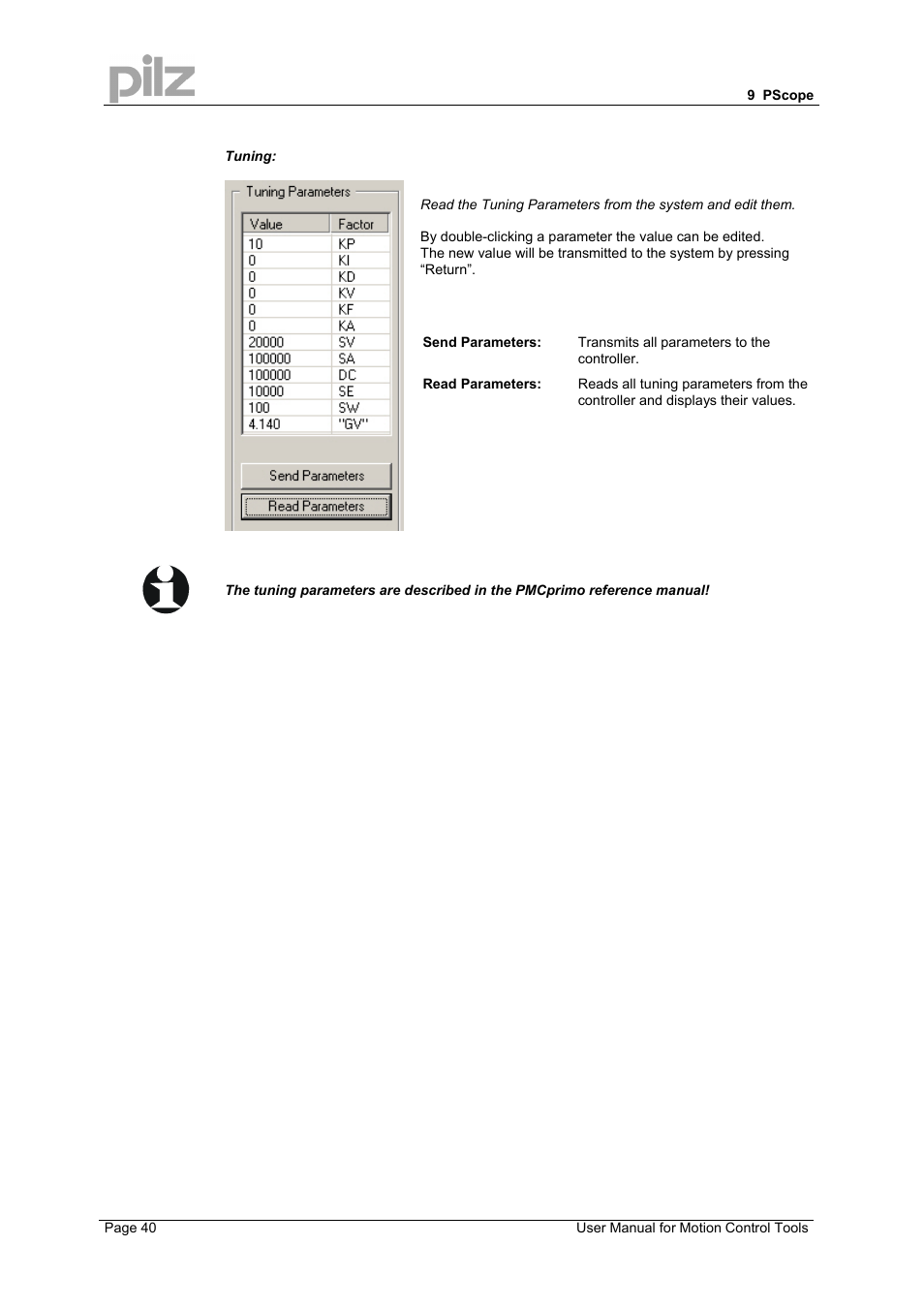 Pilz PMCprimo 16+.00/0/1/6/4 User Manual | Page 40 / 48