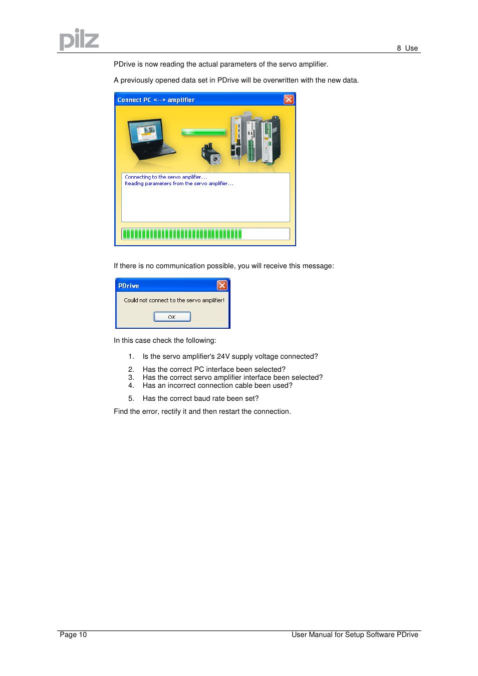 Pilz PMCprimo Drive2.01/21/5/230-480V User Manual | Page 10 / 56