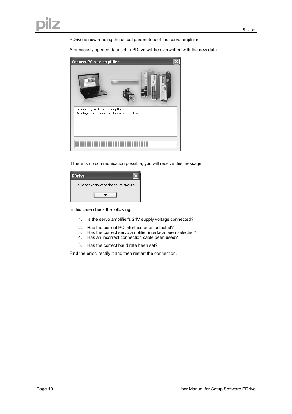 Pilz PMCprimo DriveP.12/AA0/4/0/0/208-480VAC User Manual | Page 10 / 57