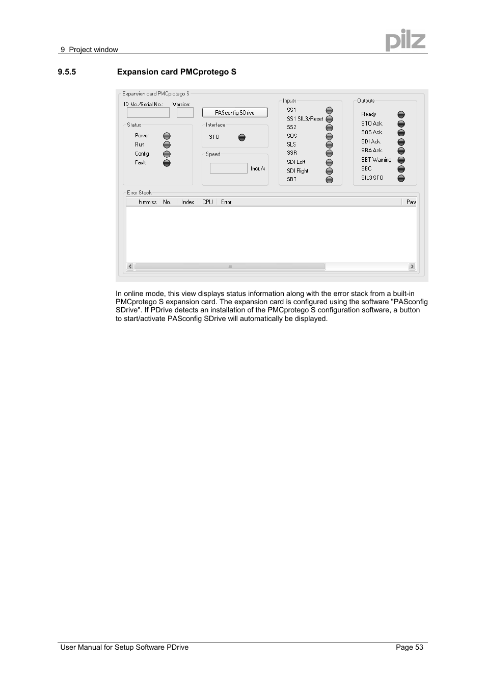 Pilz PMCprimo DriveP.12/AA0/4/0/0/208-480VAC User Manual | Page 53 / 57