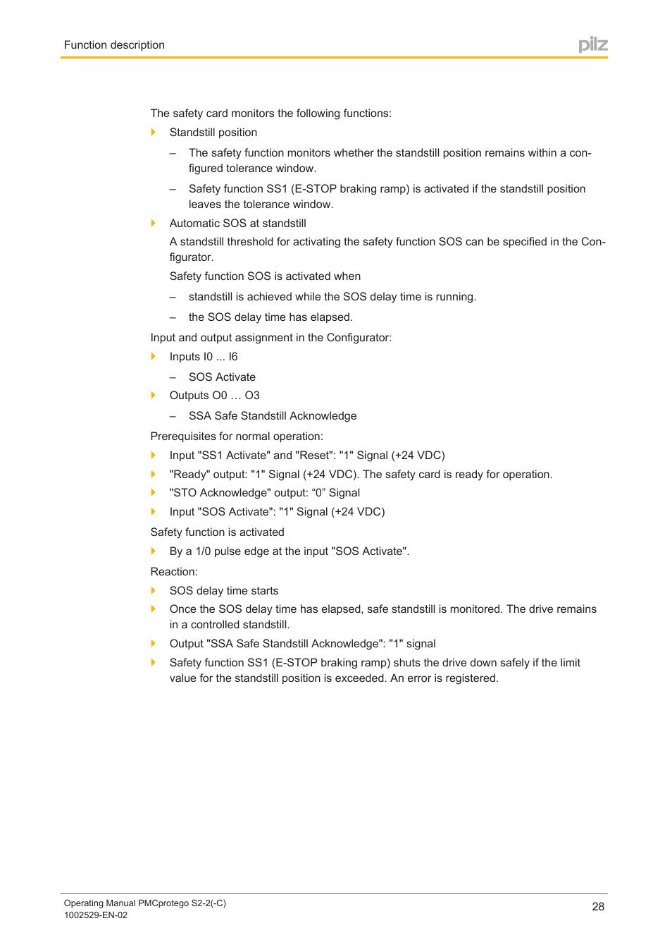 Pilz PMCprimo DriveP.06/AA0/4/0/0/208-480VAC User Manual | Page 28 / 76