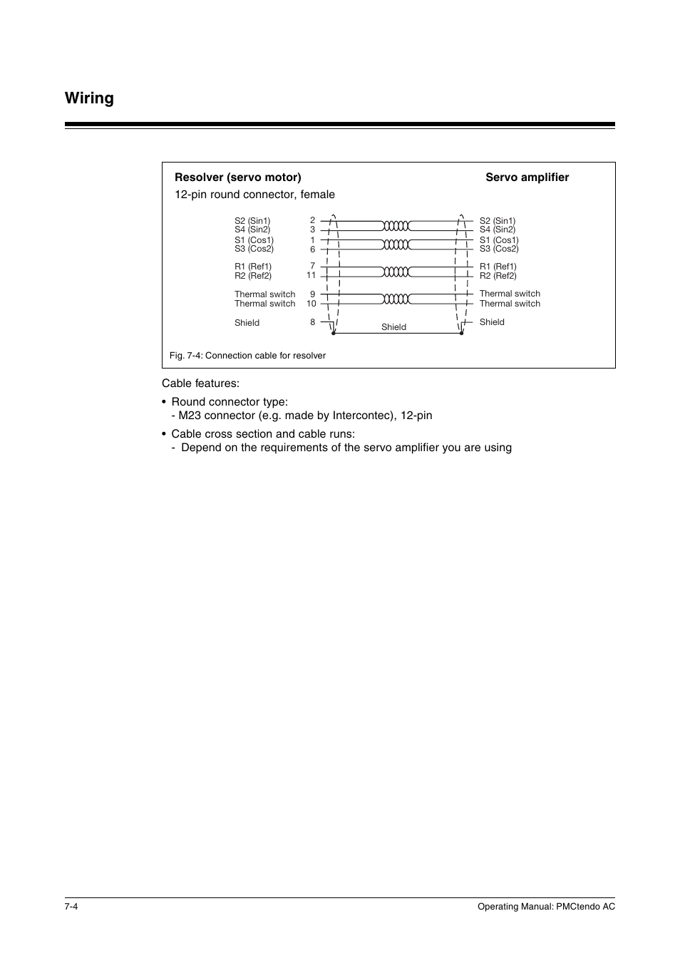 Wiring | Pilz Cable PMCprimoDrive>Mod-Profibus:L=0,45m User Manual | Page 30 / 88