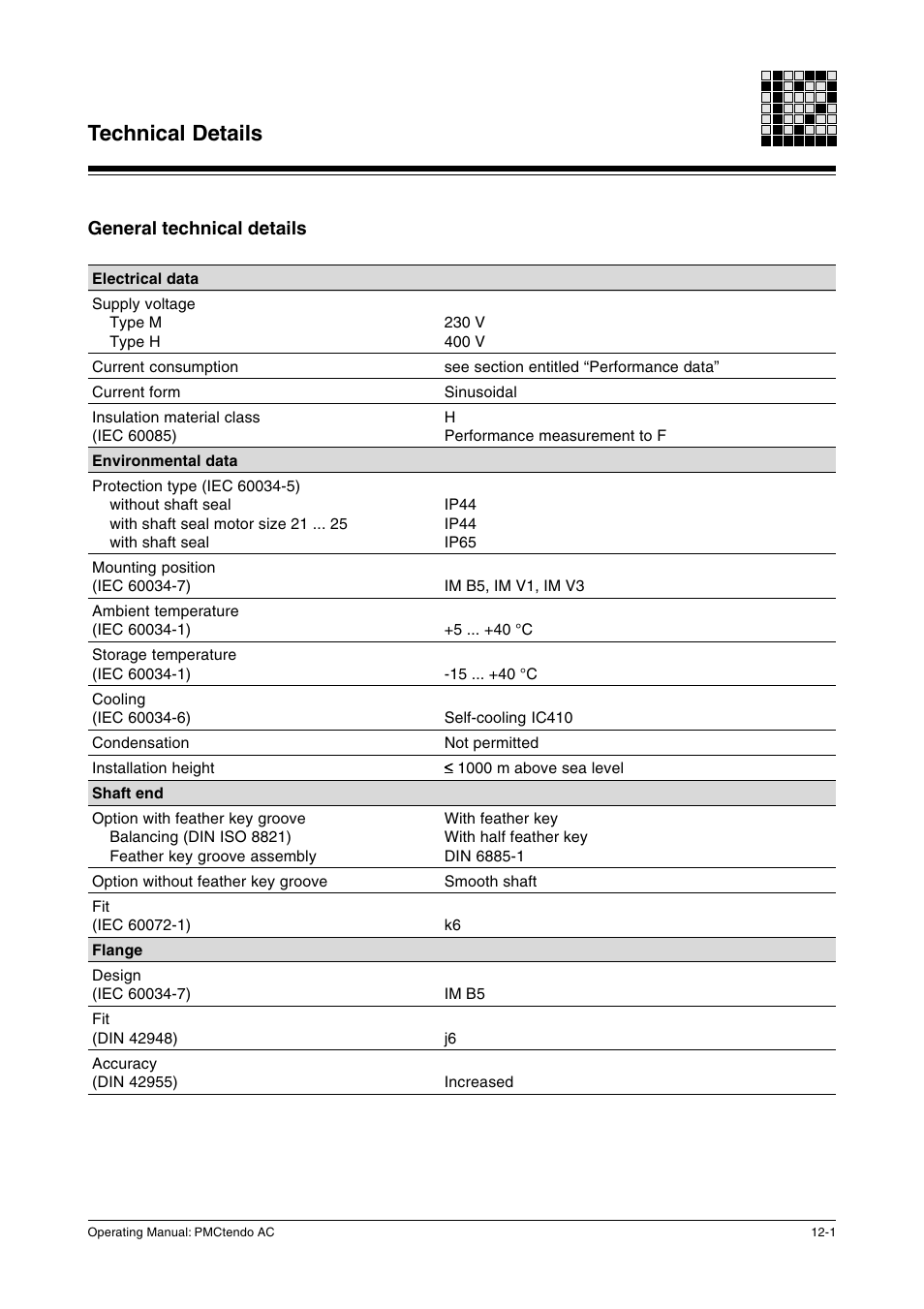 Technical details, General technical details | Pilz Cable PMCprimoDrive>Mod-Profibus:L=0,45m User Manual | Page 51 / 88