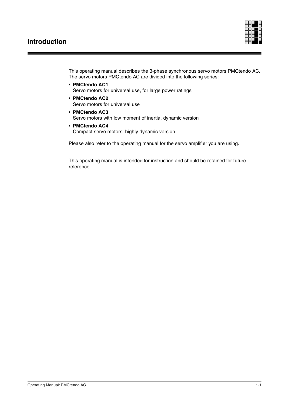 Introduction | Pilz Cable PMCprimoDrive>Mod-Profibus:L=0,45m User Manual | Page 7 / 88