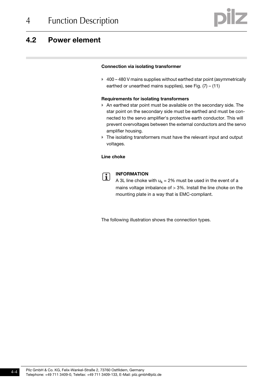 4function description, 2 power element | Pilz PMCprotego D.72/000/0/0/2/208-480VAC User Manual | Page 38 / 209