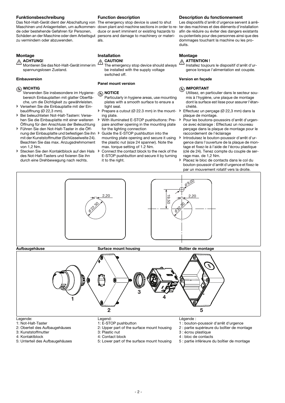 Pilz PIT es Set1s-1 User Manual | Page 2 / 14