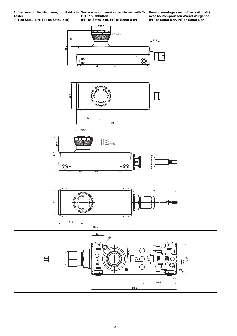 Pilz PIT es Set1s-1 User Manual | Page 8 / 14