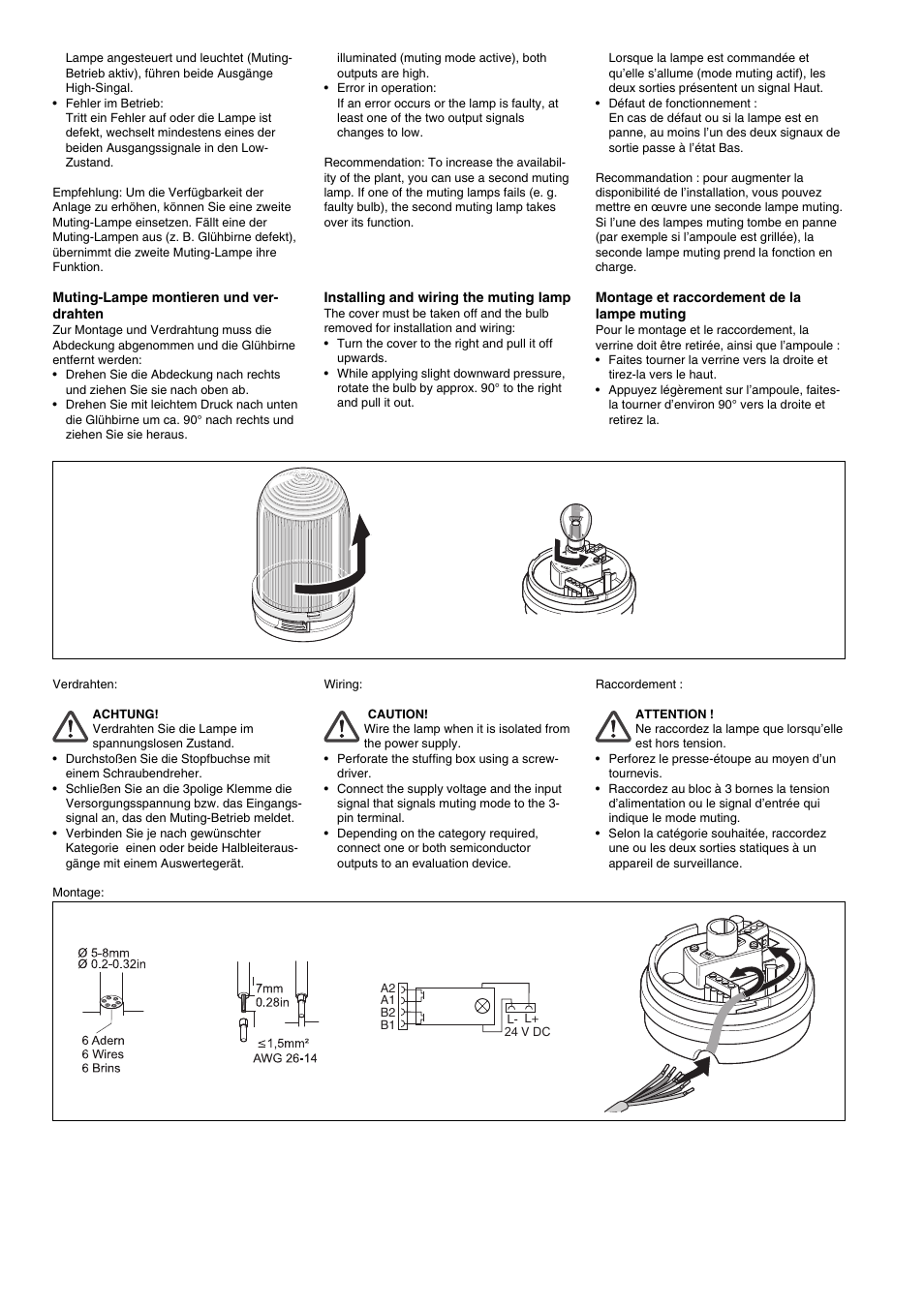 Pilz PIT si 1.2 muting lamp self monitoring User Manual | Page 2 / 6