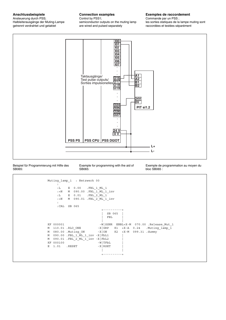 Pilz PIT si 1.2 muting lamp self monitoring User Manual | Page 4 / 6