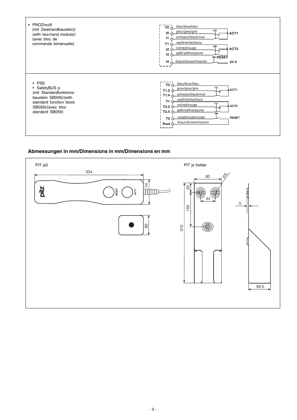 Pilz PIT js2 User Manual | Page 3 / 4