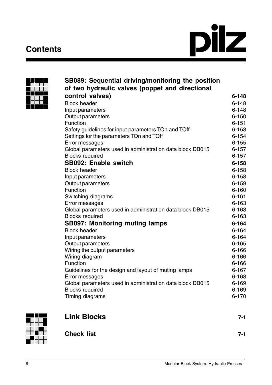Pilz PSS SB HYD, Basic license User Manual | Page 10 / 308