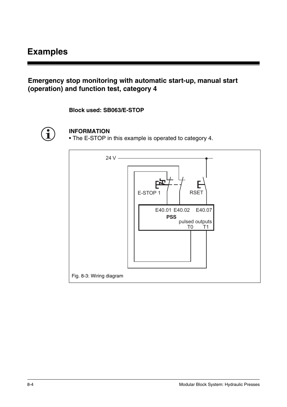 Examples | Pilz PSS SB HYD, Basic license User Manual | Page 240 / 308