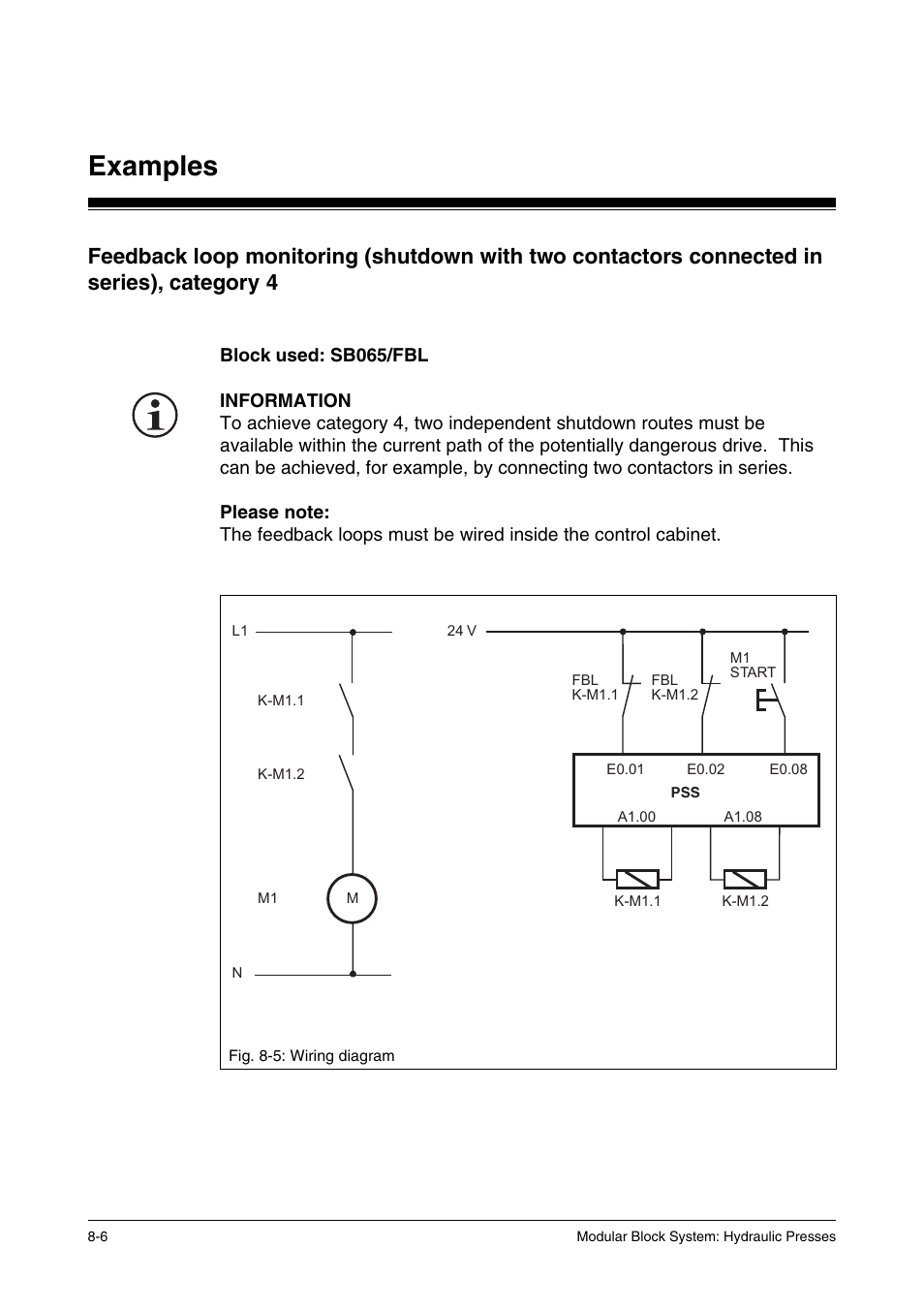 Examples | Pilz PSS SB HYD, Basic license User Manual | Page 242 / 308