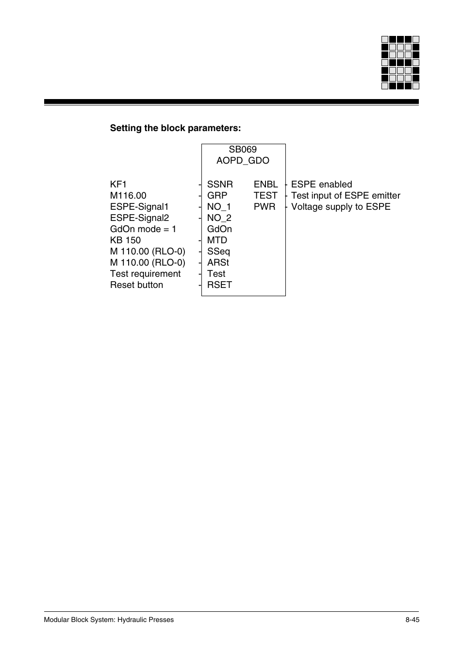 Pilz PSS SB HYD, Basic license User Manual | Page 281 / 308