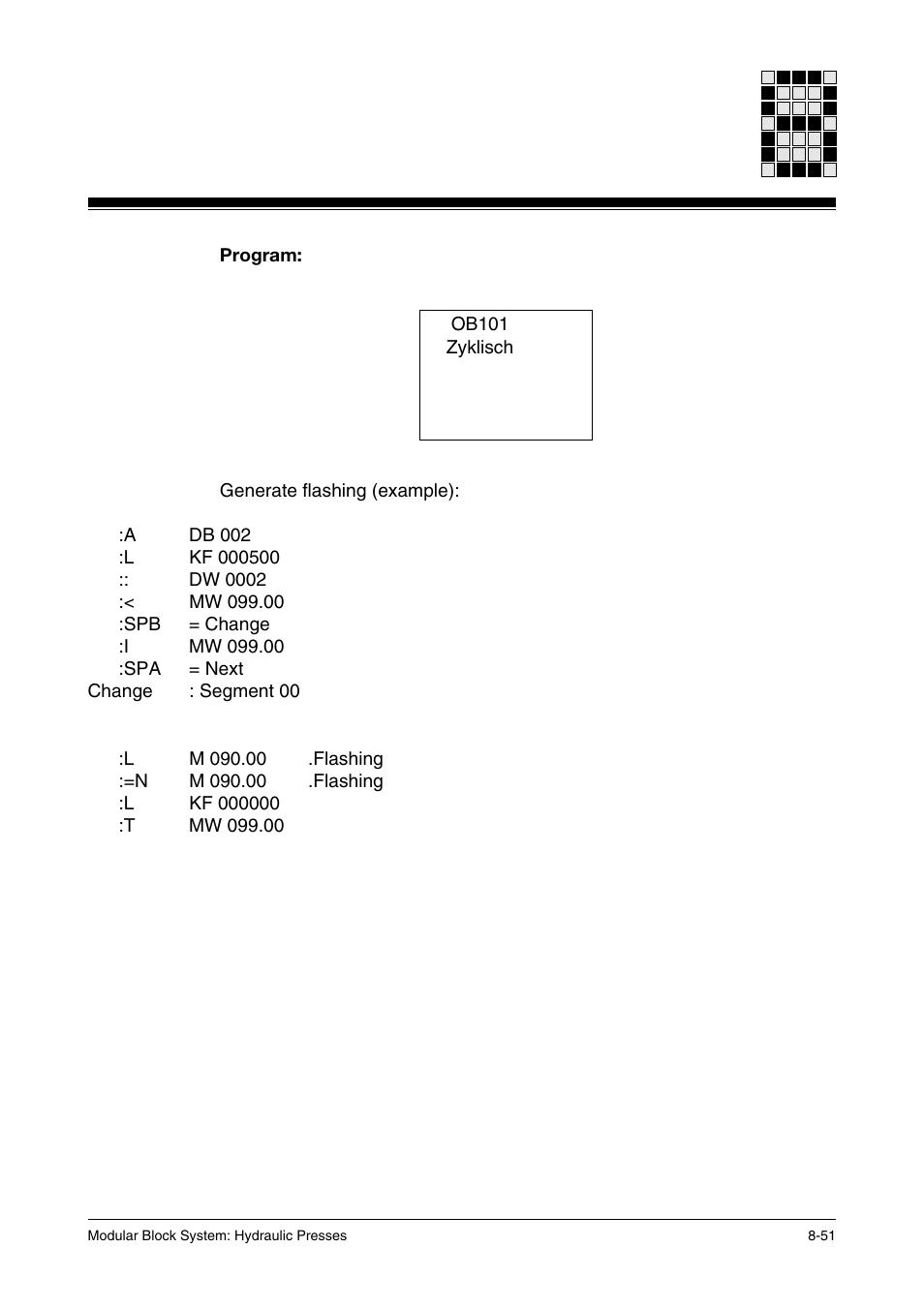 Pilz PSS SB HYD, Basic license User Manual | Page 287 / 308
