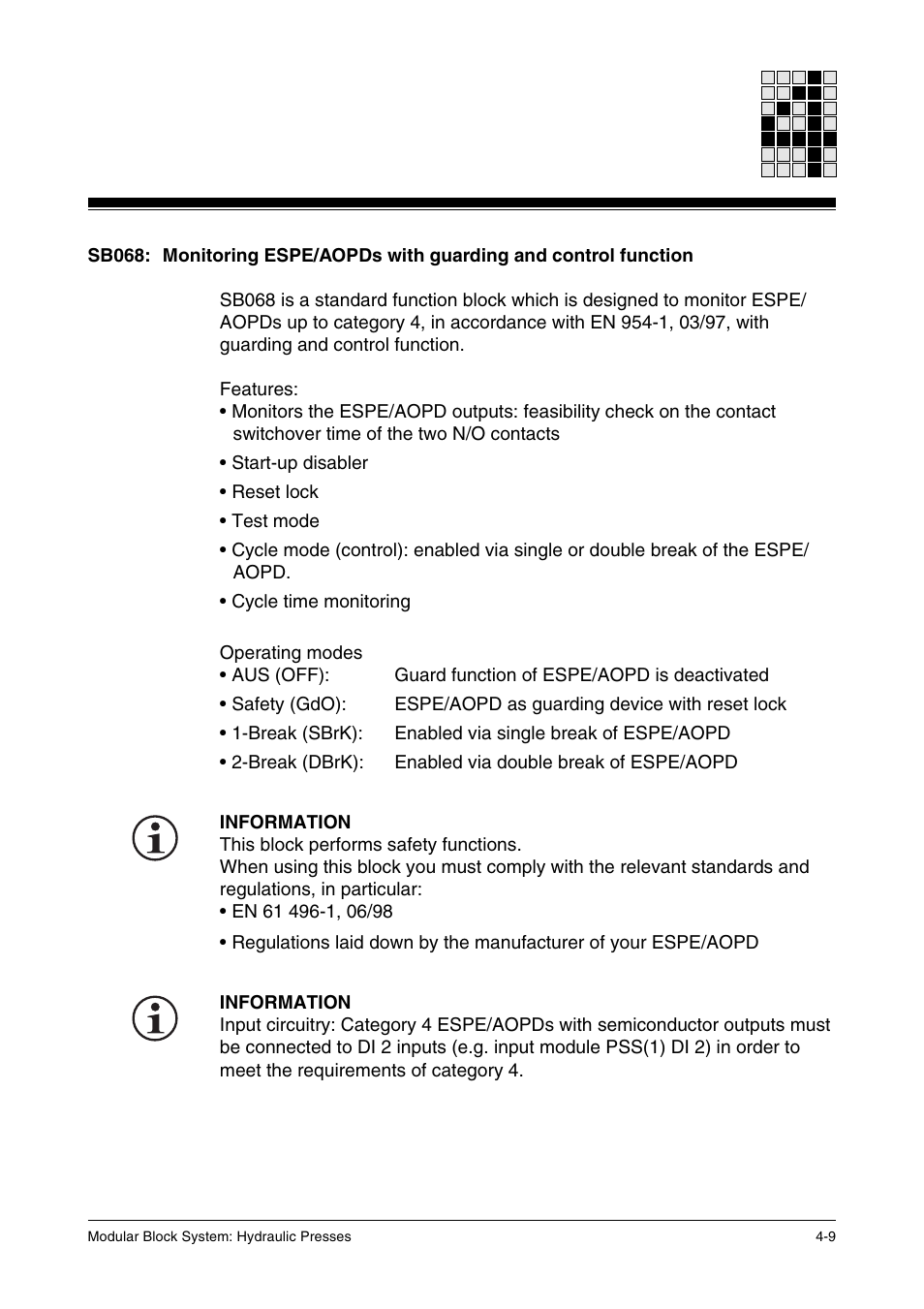 Pilz PSS SB HYD, Basic license User Manual | Page 39 / 308