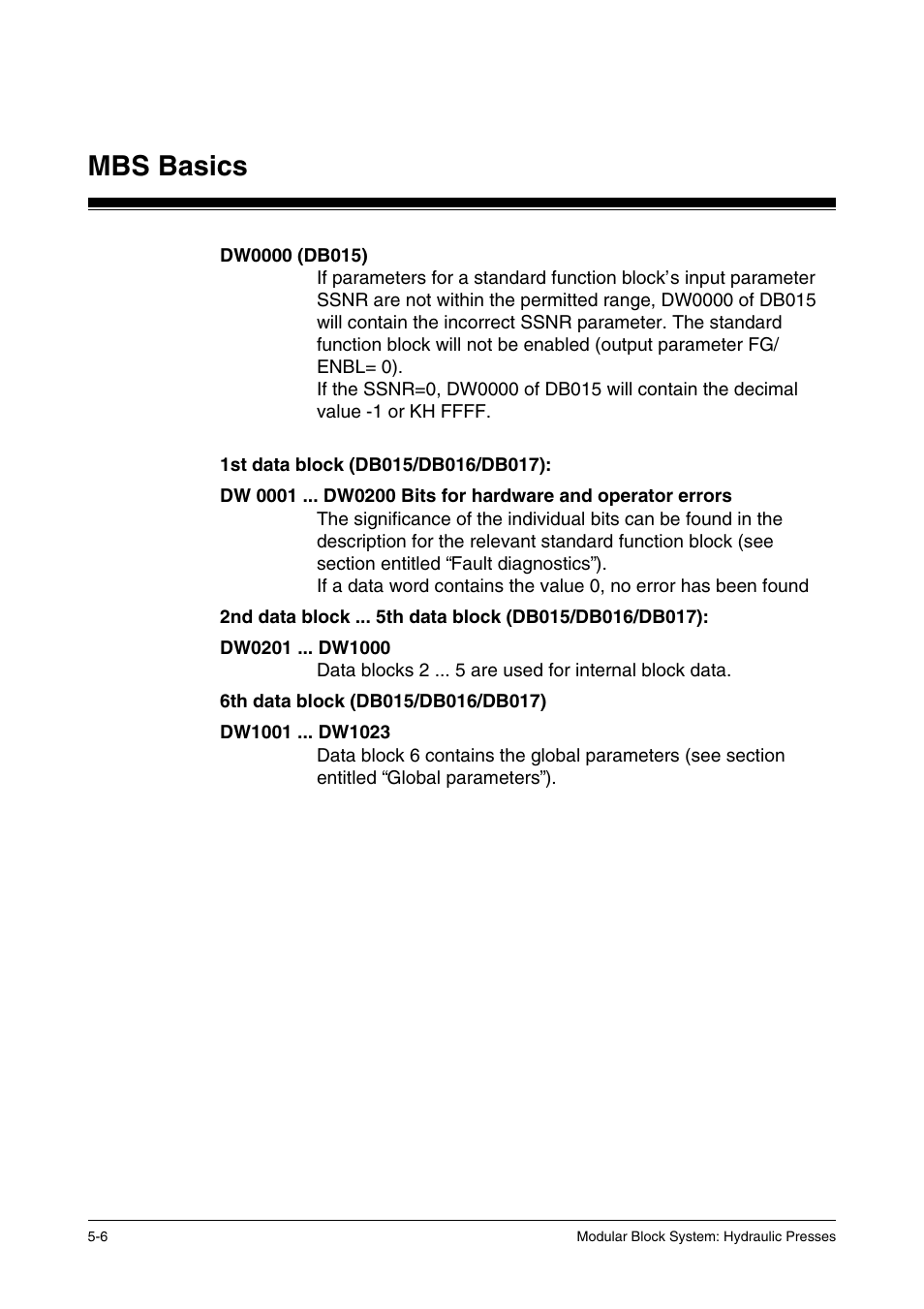 Mbs basics | Pilz PSS SB HYD, Basic license User Manual | Page 54 / 308
