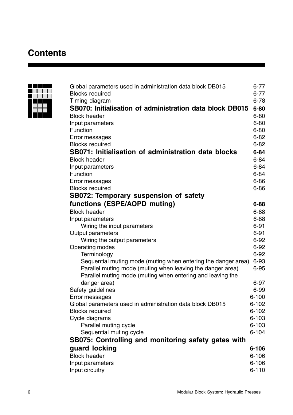 Pilz PSS SB HYD, Basic license User Manual | Page 8 / 308