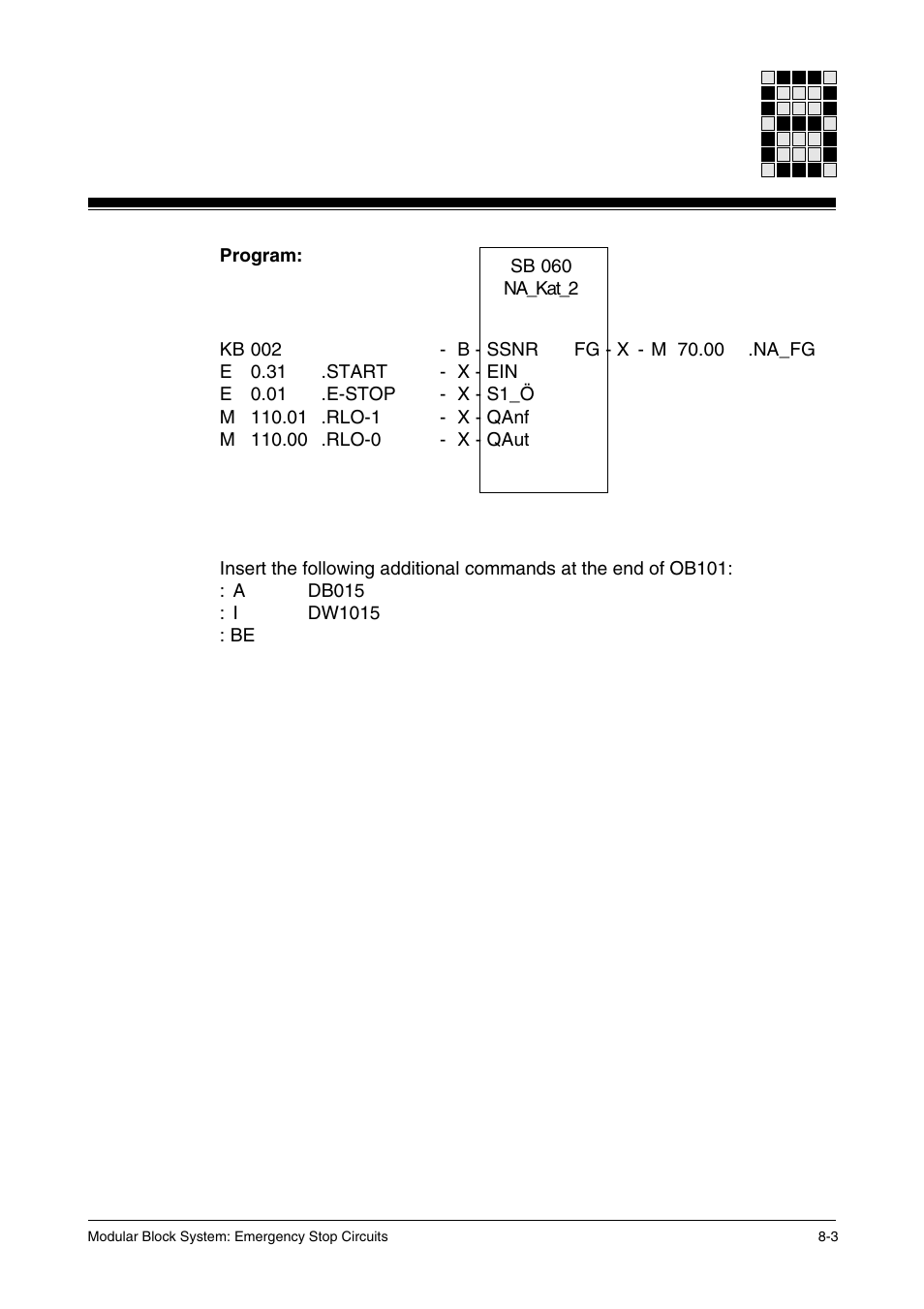 Pilz PSS SB NOT, Basic license User Manual | Page 87 / 112