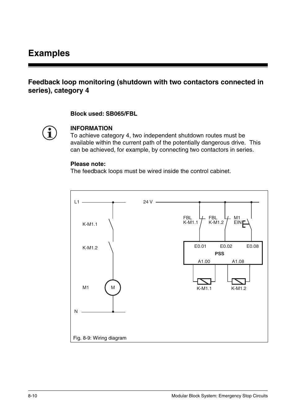 Examples | Pilz PSS SB NOT, Basic license User Manual | Page 94 / 112