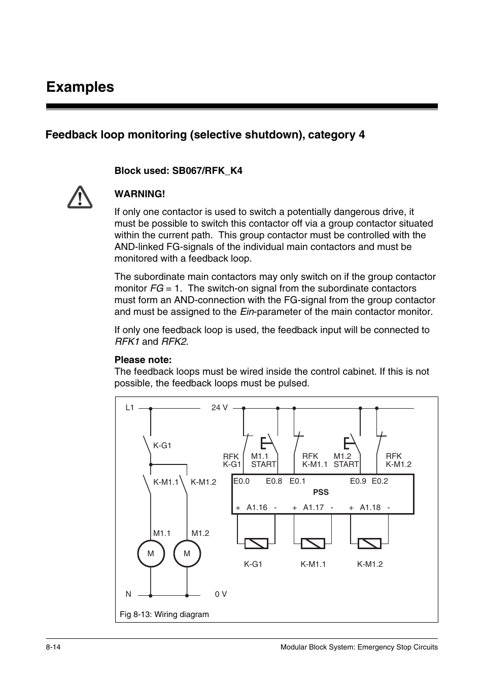 Examples | Pilz PSS SB NOT, Basic license User Manual | Page 98 / 112