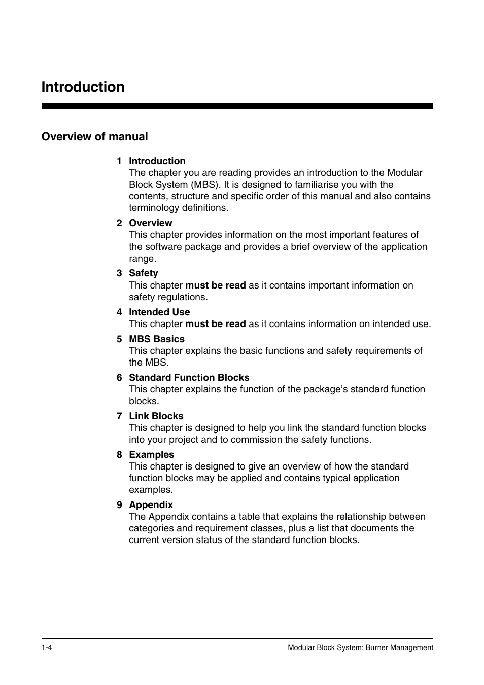 Overview of manual, Introduction | Pilz PSS SB FT, Basic license User Manual | Page 14 / 191