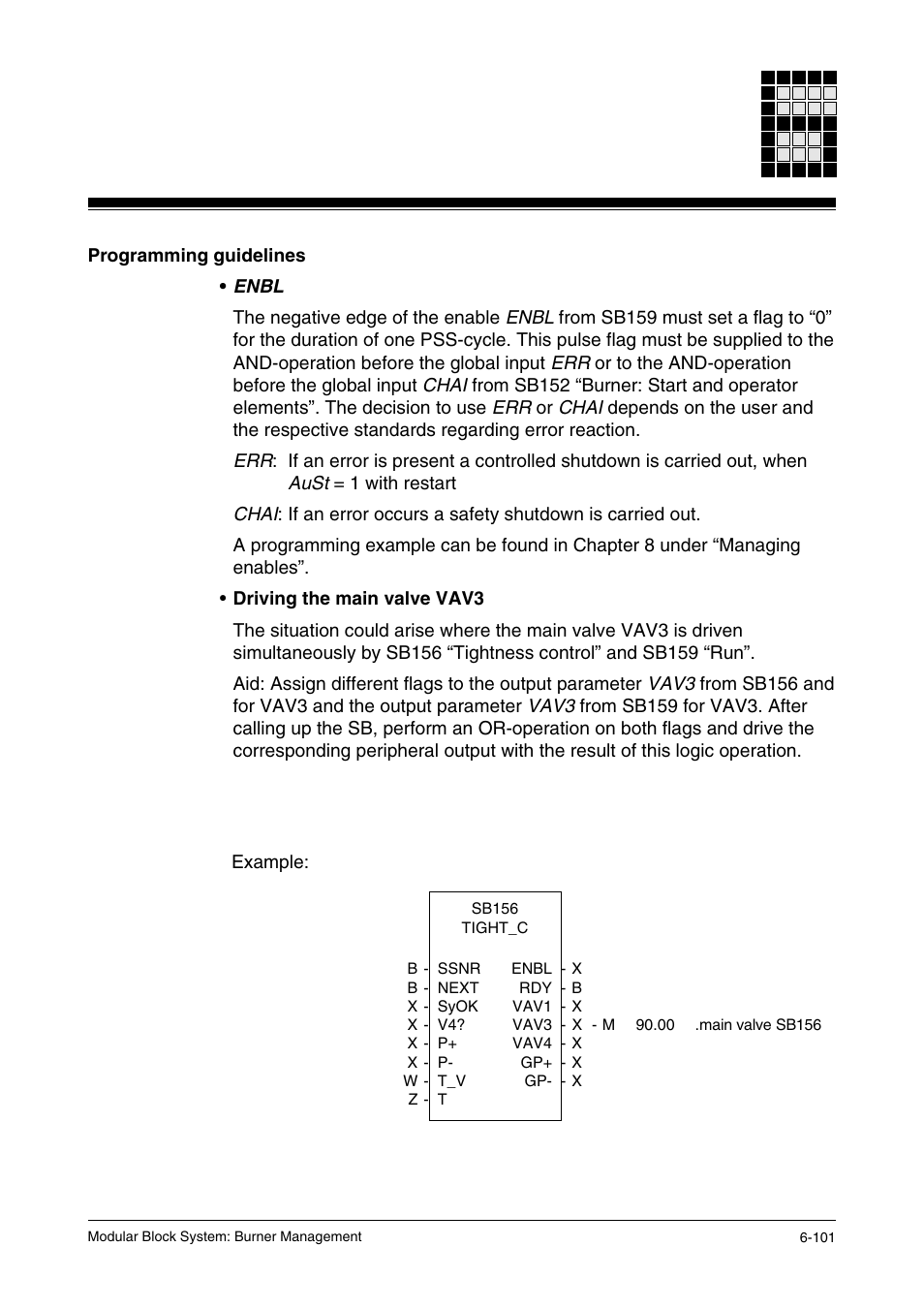 Programming guidelines | Pilz PSS SB FT, Basic license User Manual | Page 145 / 191