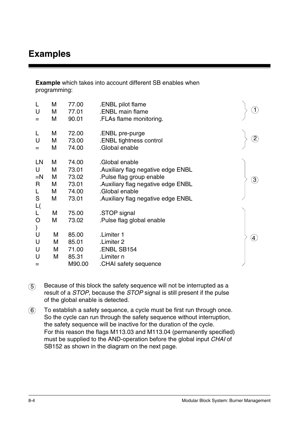 Examples | Pilz PSS SB FT, Basic license User Manual | Page 168 / 191