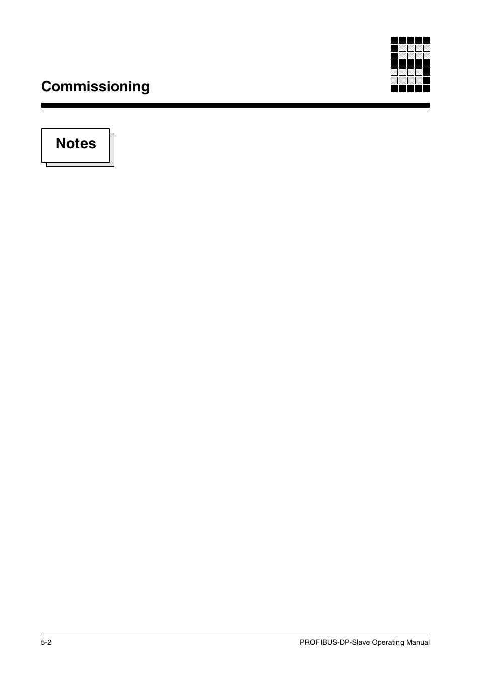 Commissioning | Pilz ST SB DP S, SW paket PROFIBUS-DP User Manual | Page 32 / 43