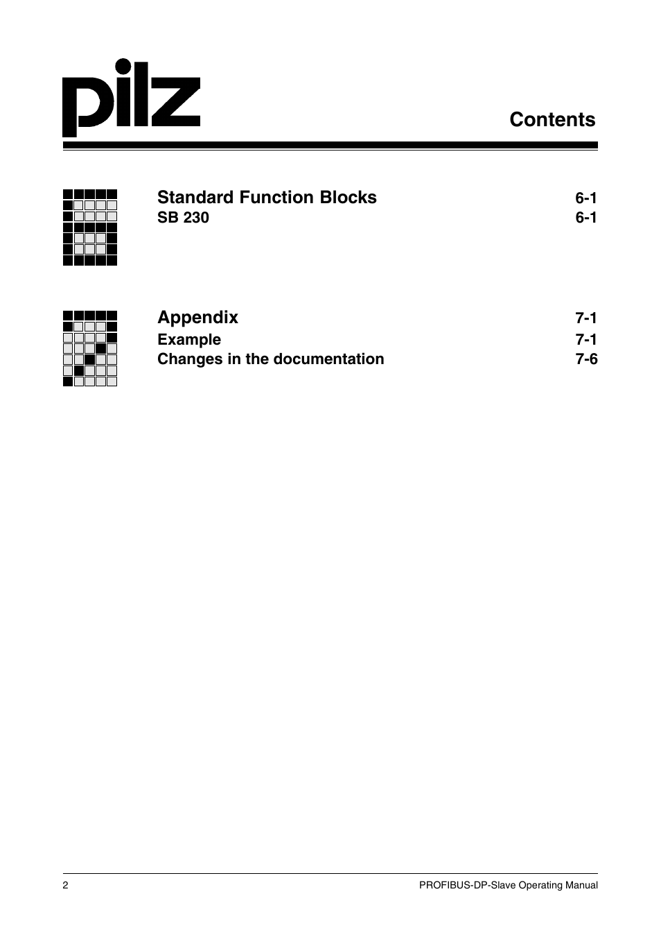 Pilz ST SB DP S, SW paket PROFIBUS-DP User Manual | Page 4 / 43