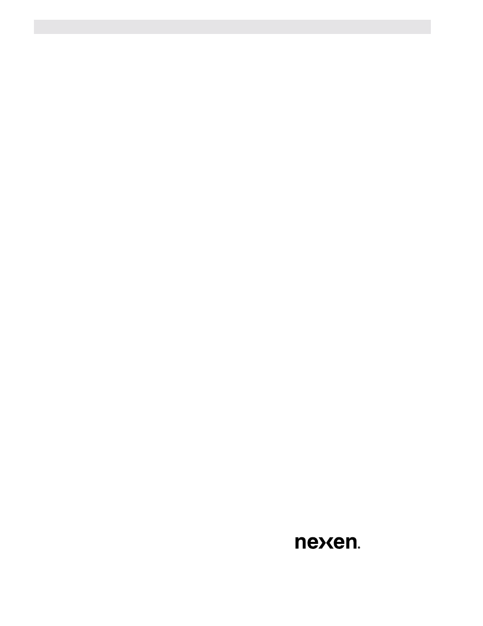 Warranty | Nexen 4H30P 909980 User Manual | Page 10 / 10