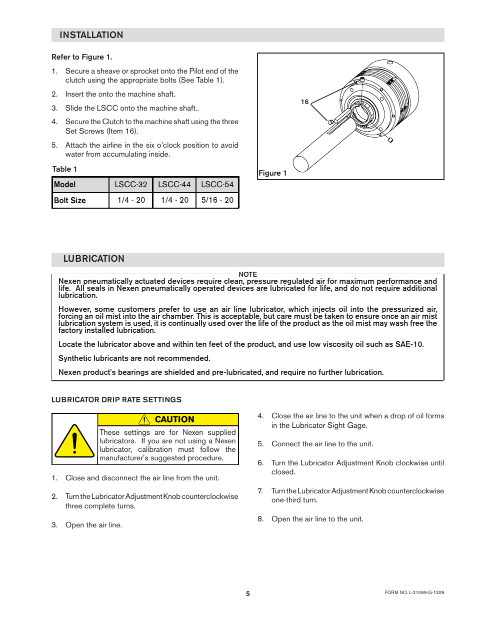 Nexen LSCC-44 923632 User Manual | Page 5 / 12