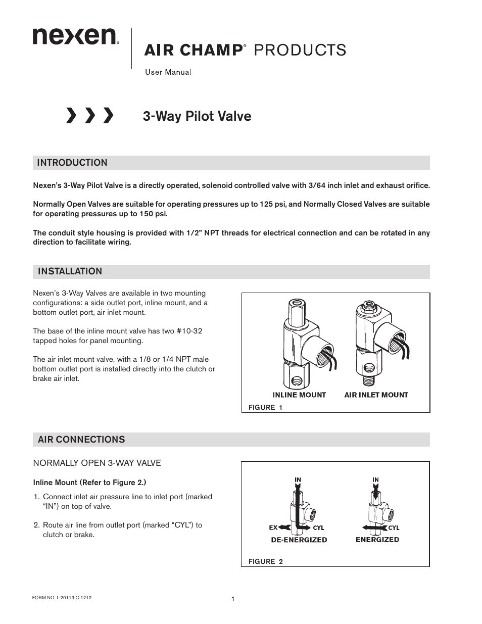 Nexen LSCC-44 923555 User Manual | 3 pages