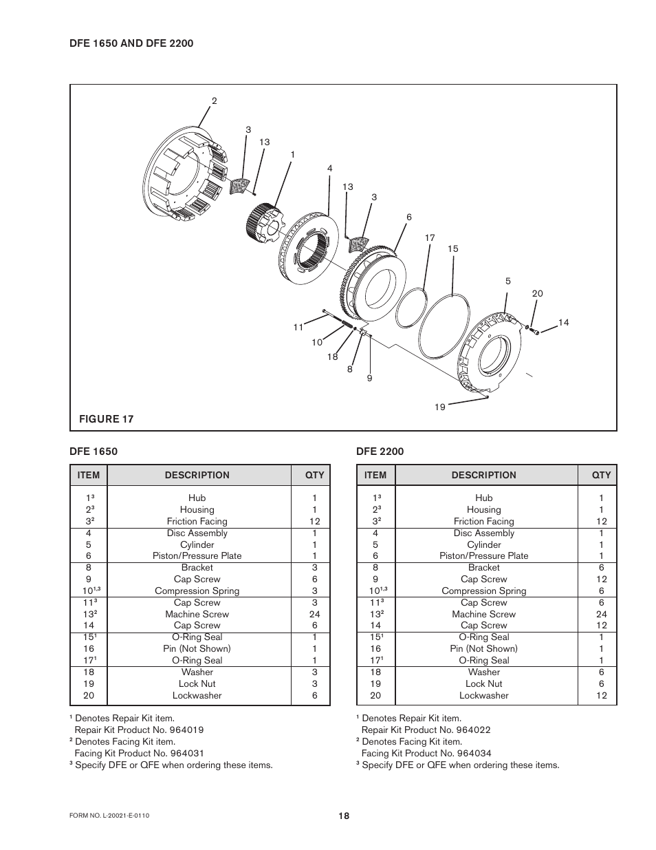 Nexen DFE-2500 964009 User Manual | Page 18 / 22