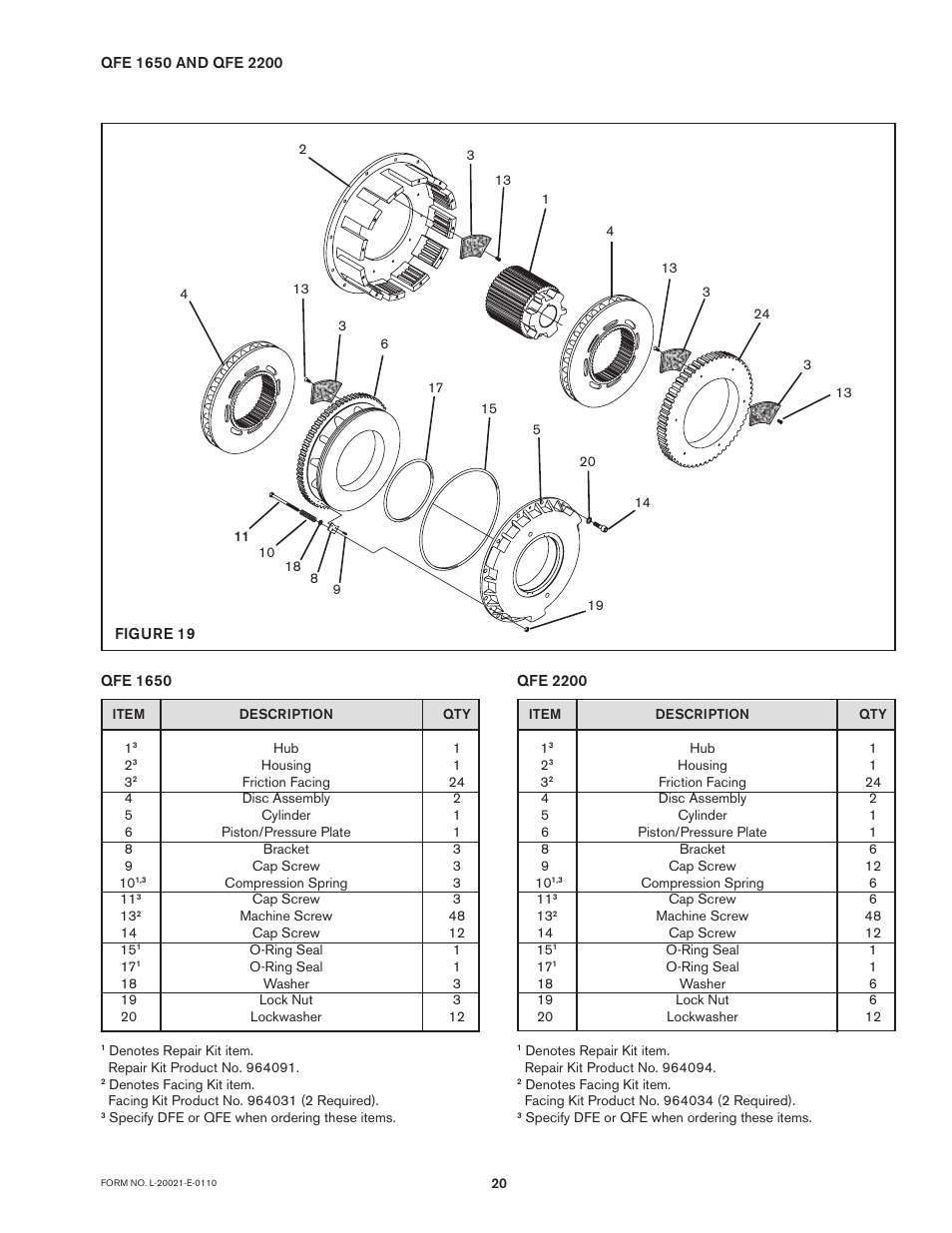 Nexen DFE-2500 964009 User Manual | Page 20 / 22