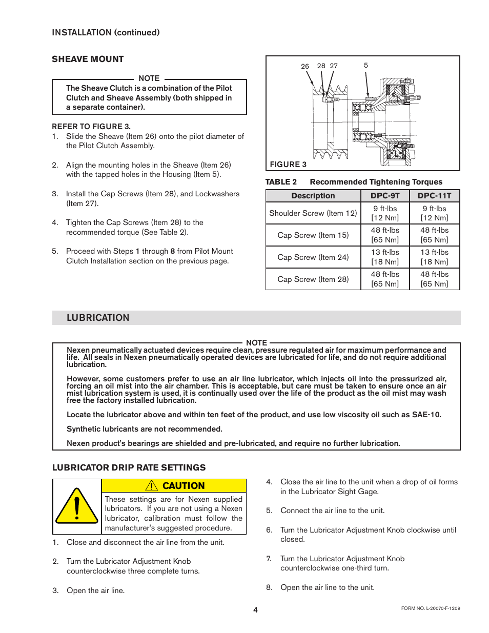 Nexen DPC-11T 961200 User Manual | Page 7 / 15