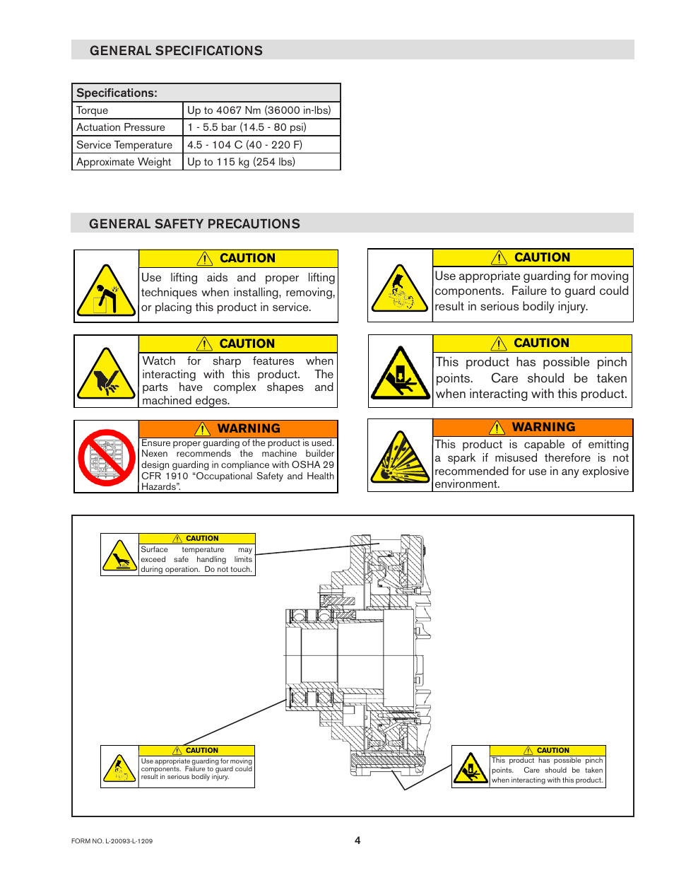 Nexen DPC-13T 962200 User Manual | Page 4 / 16