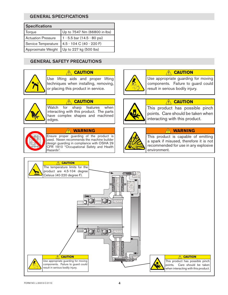 Nexen DFC-1650 964149 User Manual | Page 4 / 15