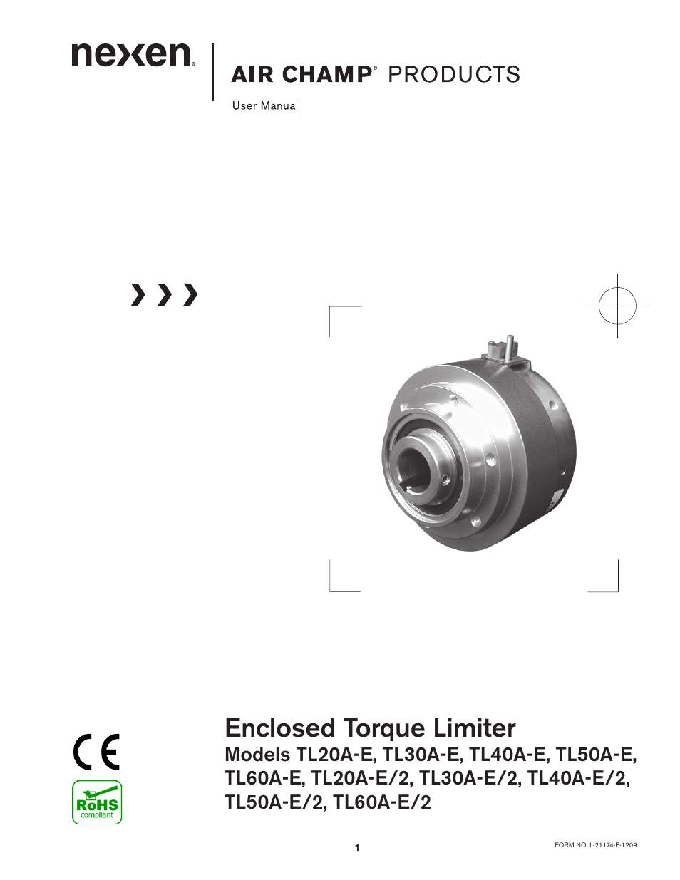 Nexen TL50A/4-E 803017 User Manual | 18 pages