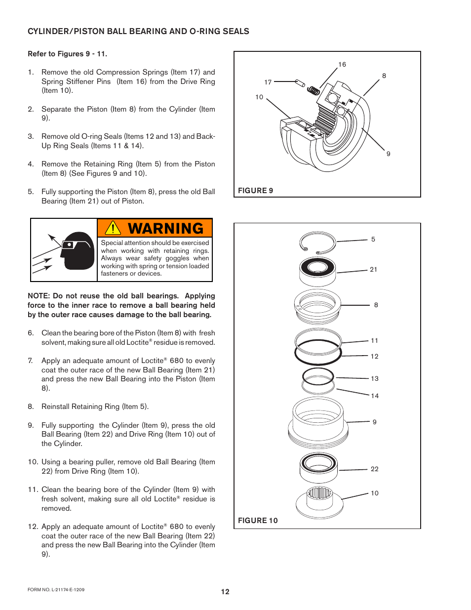 Warning | Nexen TL50A/4-E 803017 User Manual | Page 12 / 18