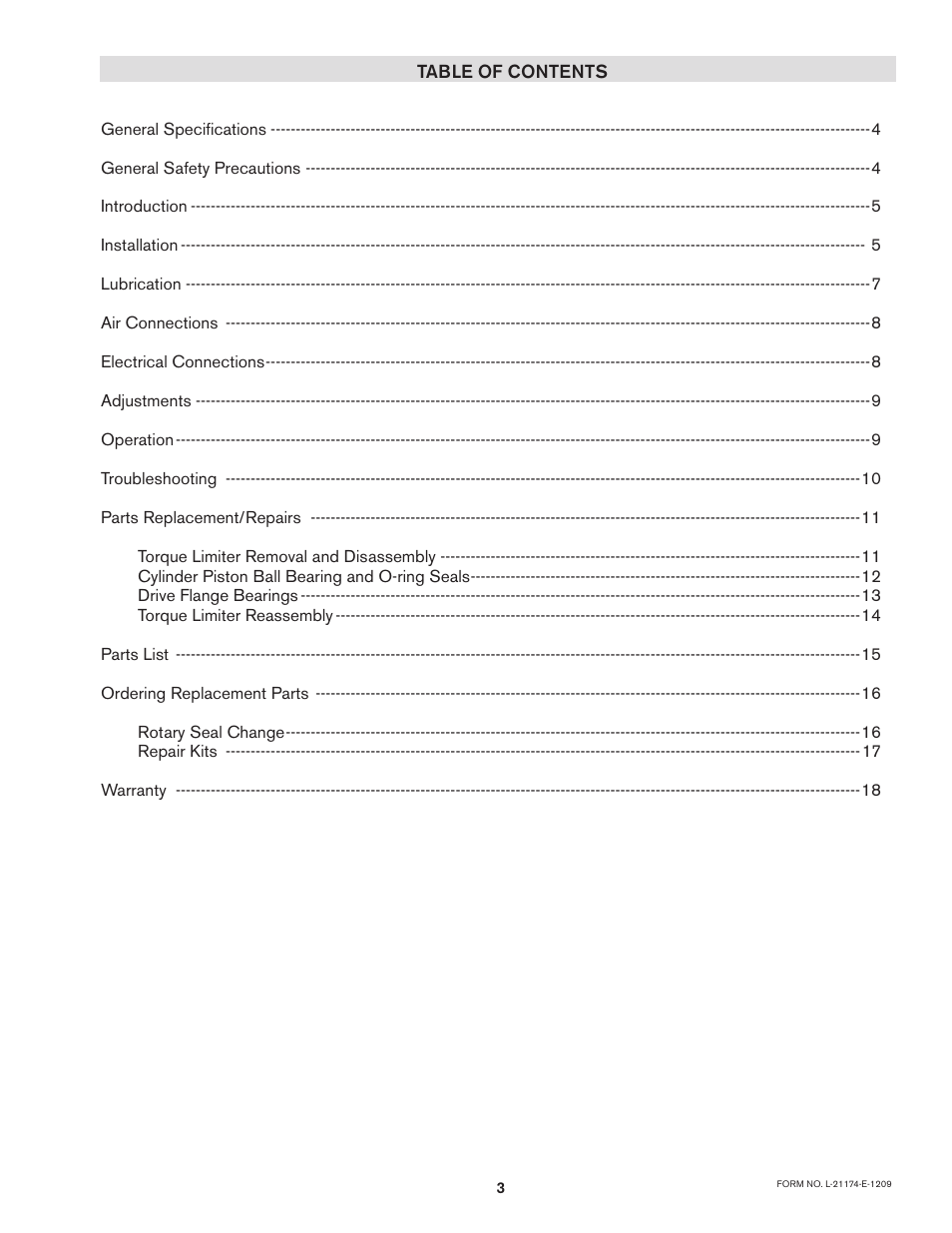 Nexen TL50A/4-E 803017 User Manual | Page 3 / 18