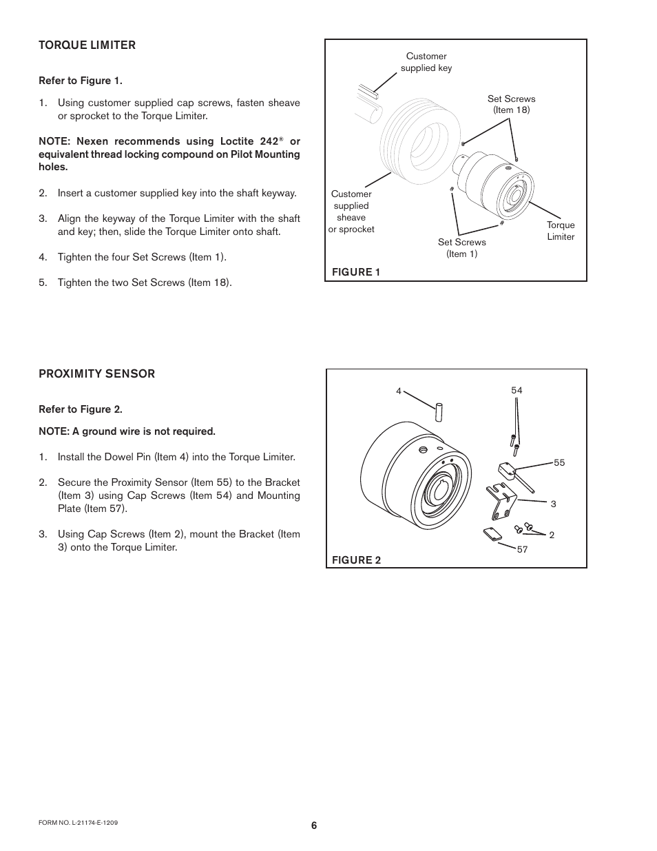 Nexen TL50A/4-E 803017 User Manual | Page 6 / 18