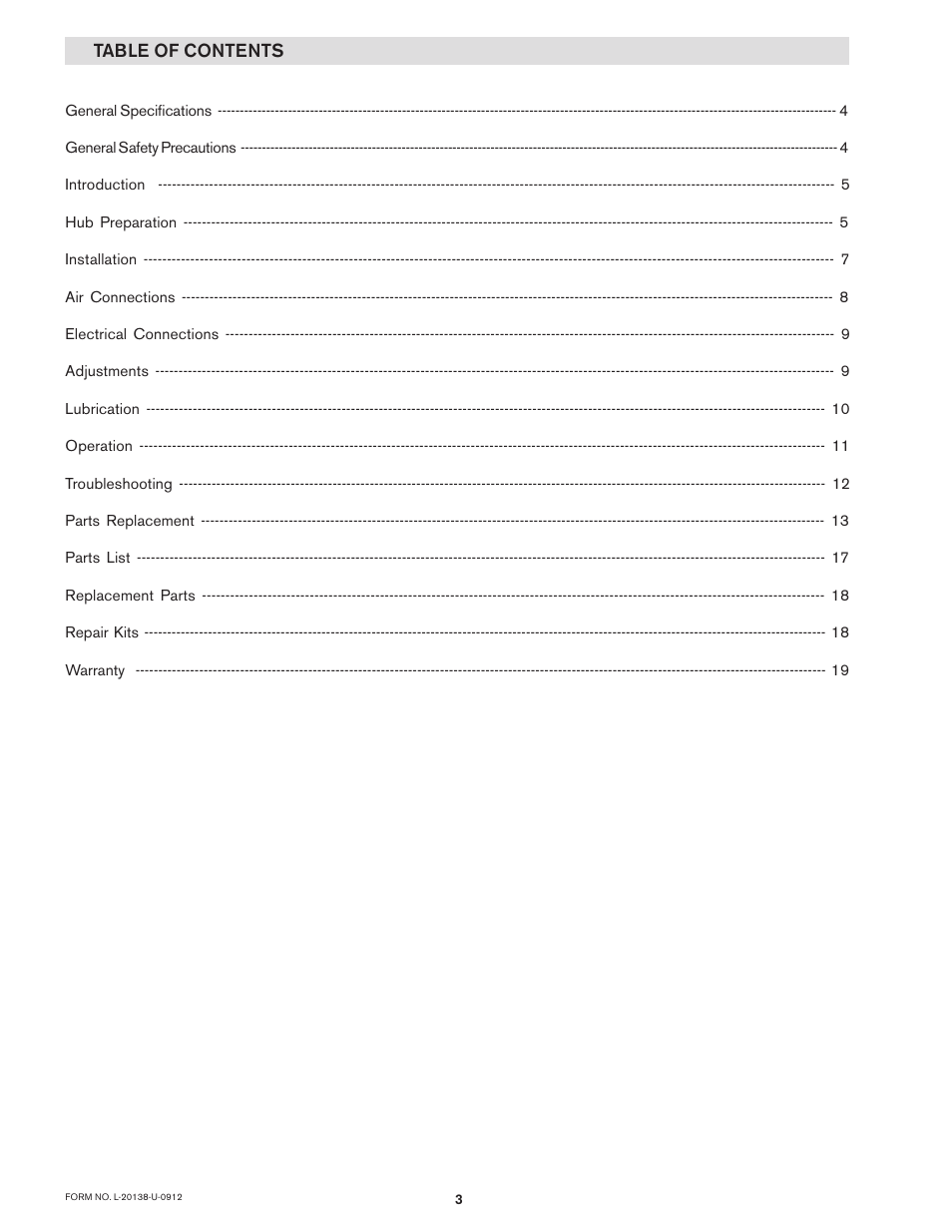 Nexen TL60-A 951243 User Manual | Page 3 / 19