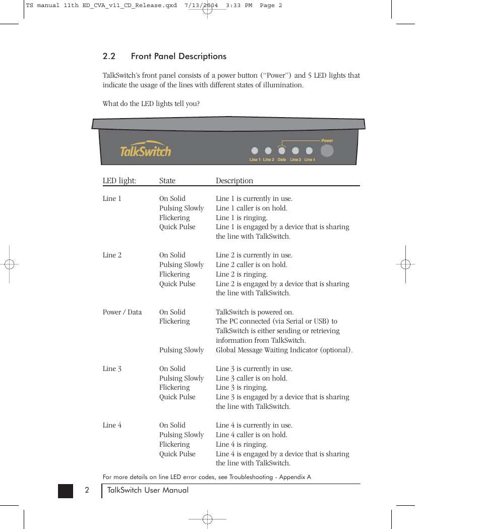 Talkswitch 48-CVA User Manual | Page 13 / 148