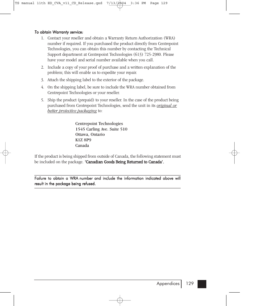 Talkswitch 48-CVA User Manual | Page 134 / 148