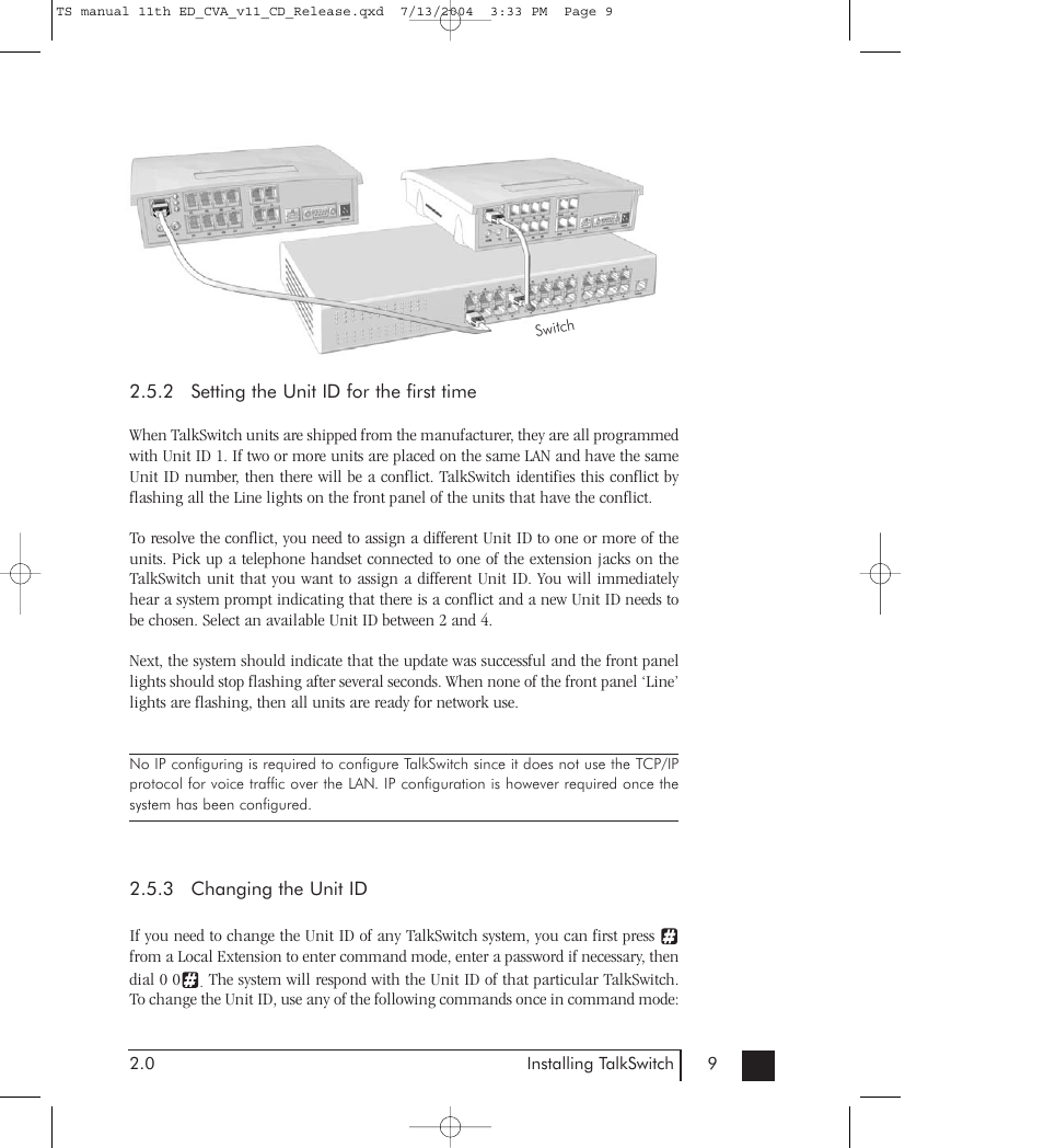 Talkswitch 48-CVA User Manual | Page 20 / 148