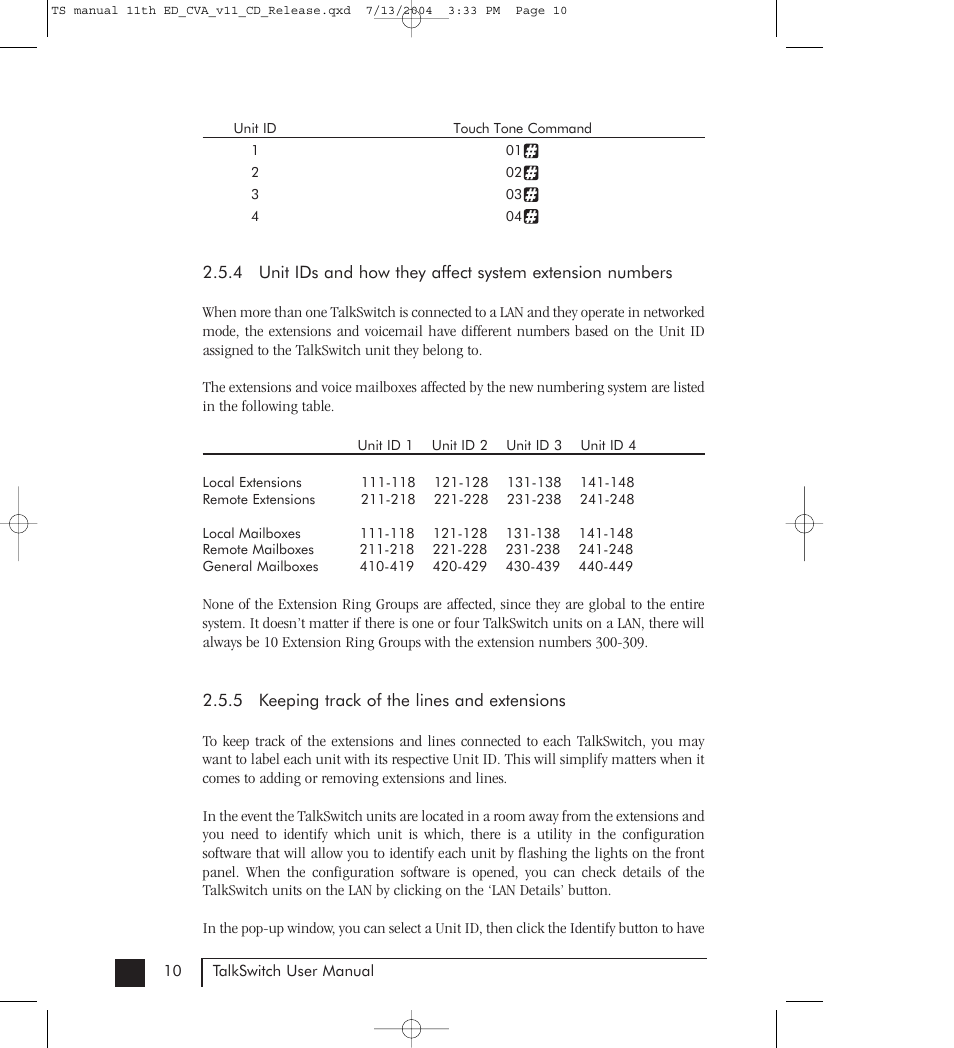 Talkswitch 48-CVA User Manual | Page 21 / 148