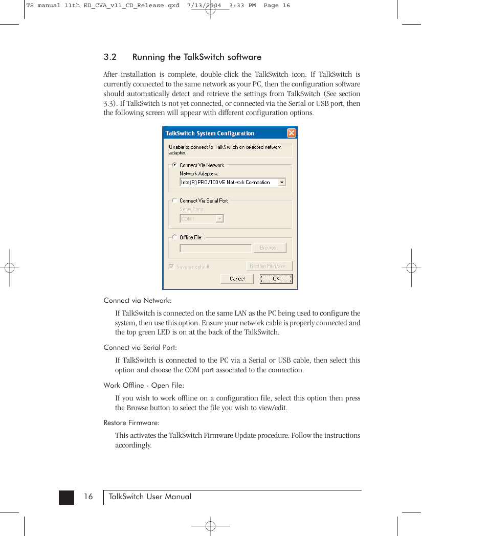 Talkswitch 48-CVA User Manual | Page 26 / 148