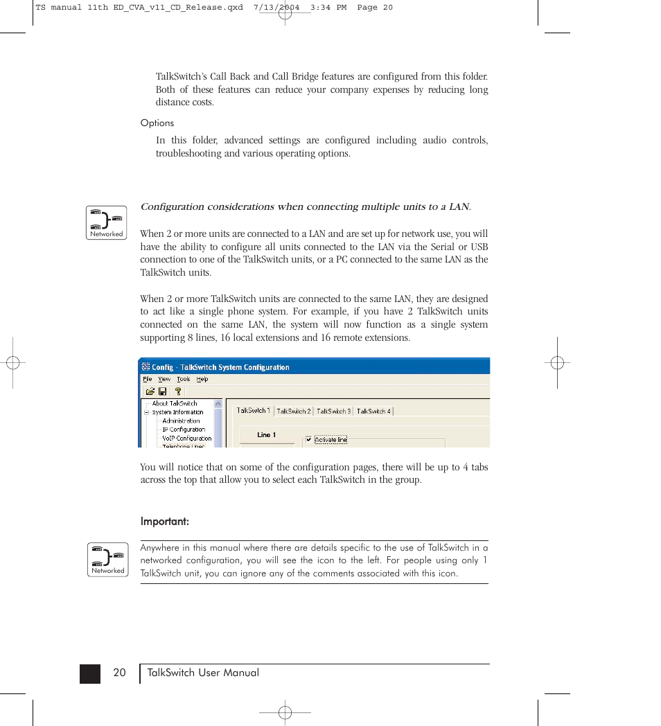 Talkswitch 48-CVA User Manual | Page 30 / 148