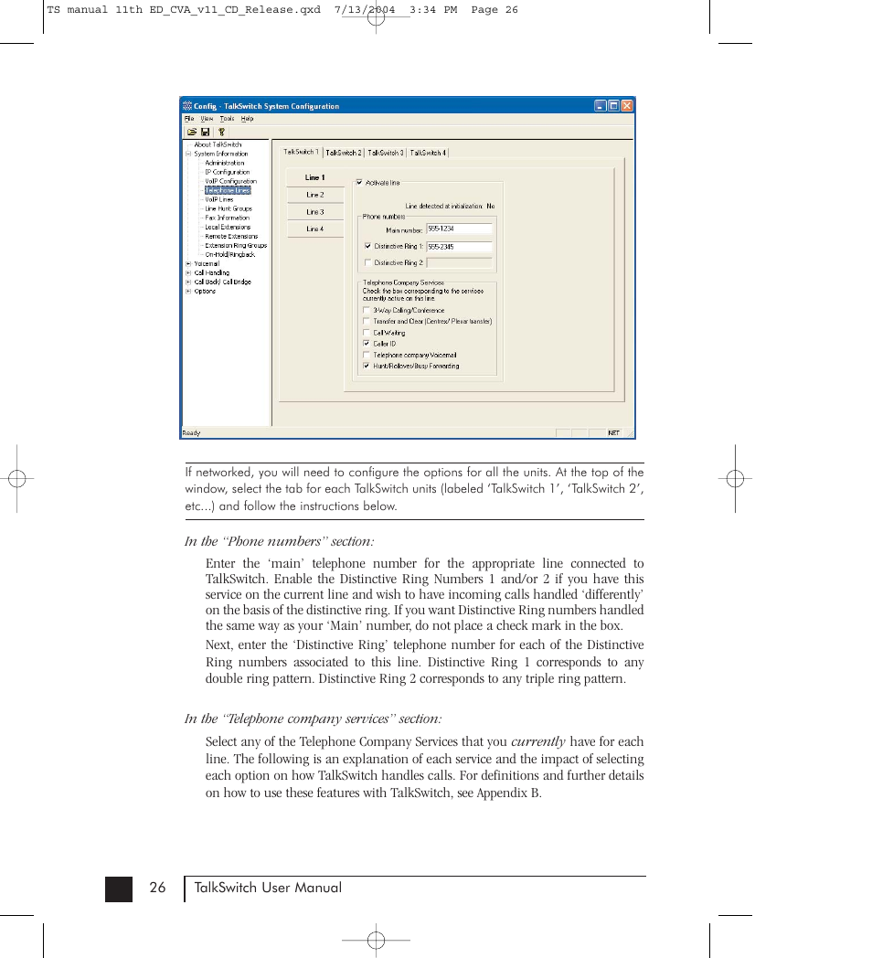 Talkswitch 48-CVA User Manual | Page 36 / 148